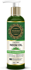 Morpheme Remedies Pure Organic Neem Oil (Cold Pressed & Undiluted), 200ml