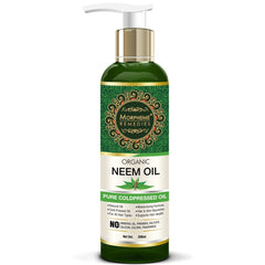 Morpheme Remedies Pure Organic Neem Oil (Cold Pressed & Undiluted), 200ml