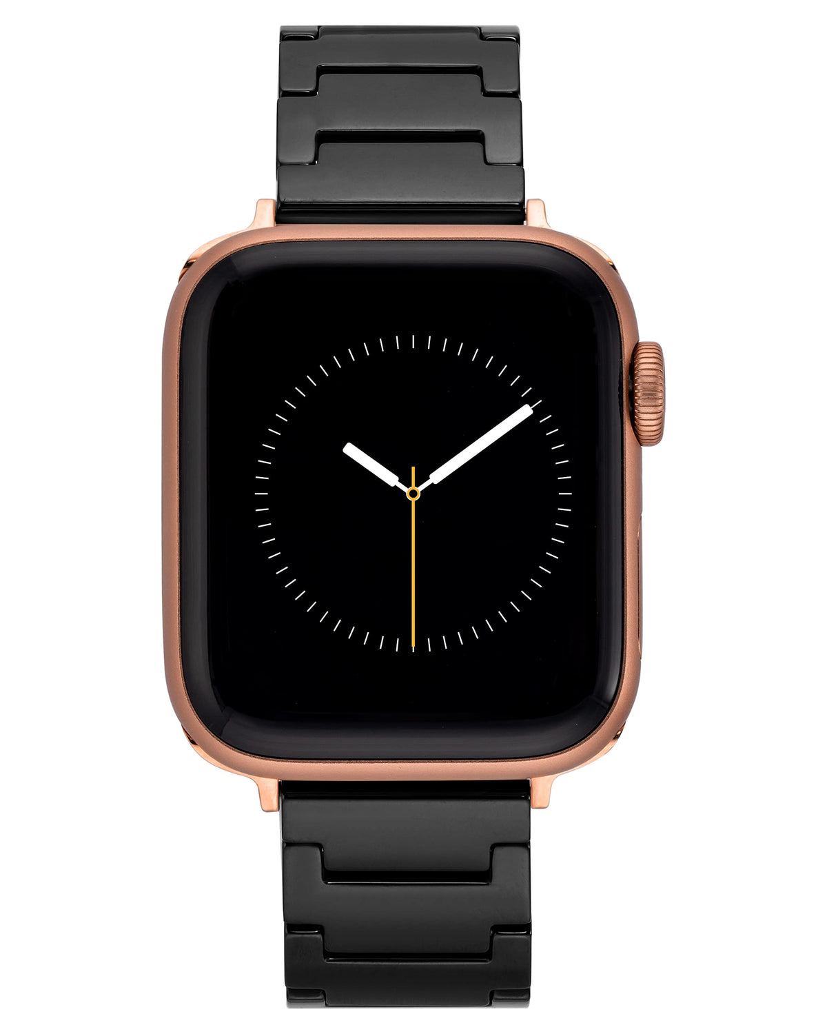 Anne Klein Ceramic Link Fashion Bracelet for Apple Watch, Secure, Adjustable, Apple Watch Replacement Band, Fits Most Wrists