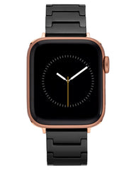 Anne Klein Ceramic Link Fashion Bracelet for Apple Watch, Secure, Adjustable, Apple Watch Replacement Band, Fits Most Wrists