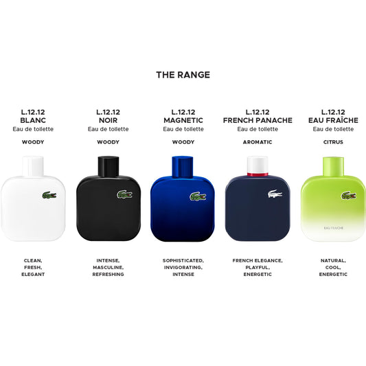 Lacoste L.12.12 Blanc Pure Perfume for Men Eau De Toilette 50ML