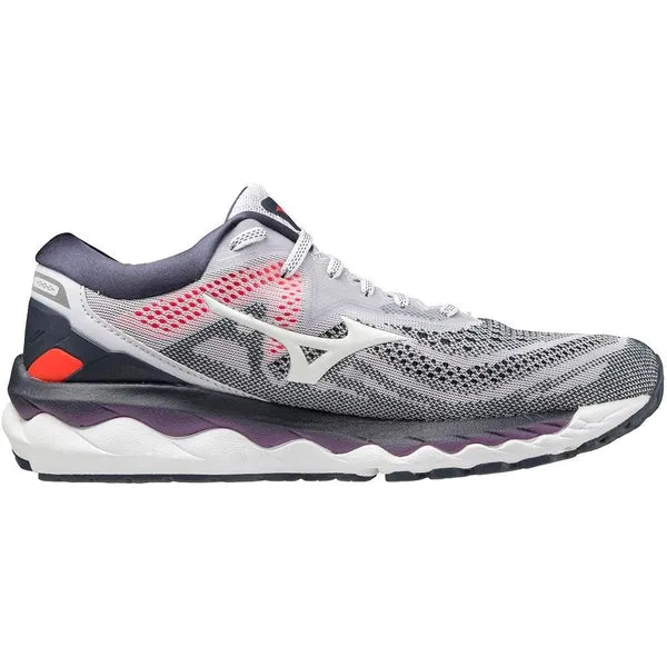 Mizuno Women's Wave Sky 4 Running Shoe Grey 41 EU