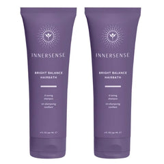 INNERSENSE Organic Beauty - Natural Bright Balance Purple Hairbath | Toning, Color Care, For Lightened or Grey Hair | Non-Toxic, Cruelty-Free Haircare