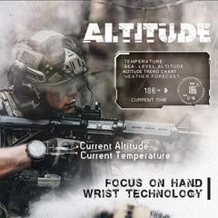 NORTH EDGE APACHE-46 Digital Sports Watches for Men Military Watches with Compass Temperature Steps Tracker Sport Tactical Survival Watches