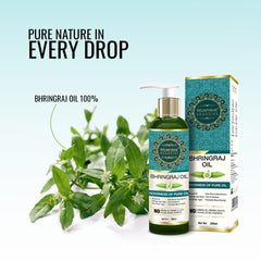 Morpheme Pure Bhringraj Hair Oil (ColdPressed & Undiluted) 200ml