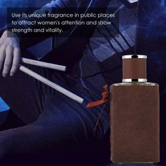 80ML Men Perfume, French Men Fragrance, Long Lasting Cologne Perfume, Eau de Toilette Spray, Eau de Parfum Christmas Thanksgiving Birthday Gift (YT1760 Brown)