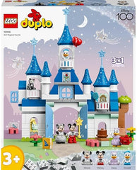 LEGO 10998 DUPLO Disney 3in1 Magical Castle, Building Bricks Toy with Mickey Mouse, Minnie, Donald Duck and Daisy Figures, Toys for Toddlers and Kids 3 Plus Years Old, Disney's 100th Anniversary Set