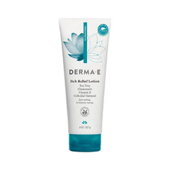 Derma E Itch Relief Lotion – Anti-Itch for Dry Skin – Soothing Itchy Skin Cream – Lightweight Body Lotion Calms and Moisturizes, 8 oz