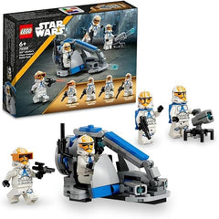 LEGO 75359 Star Wars 332nd Ahsoka's Clone Trooper Battle Pack, The Clone Wars Building Toy Set with Stud-Shooting Speeder Vehicle and Minifigures, Small Gift Idea for Kids Aged 6+