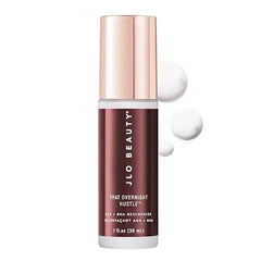JLO BEAUTY AHA BHA Exfoliant Face Cream, Night Moisturizer with Glycolic Acid & Hyaluronic Acid, Skin Care for Women, That Overnight Hustle Exfoliating Night Cream for Fine Line Support, 1 Oz