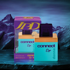 Jean Paul Dupont (JPD) Connect Ego Donna - Long Lasting Perfume for Women - with Dry Amber, Musk, and Tropical Fruits - Eau de Parfum 100ml