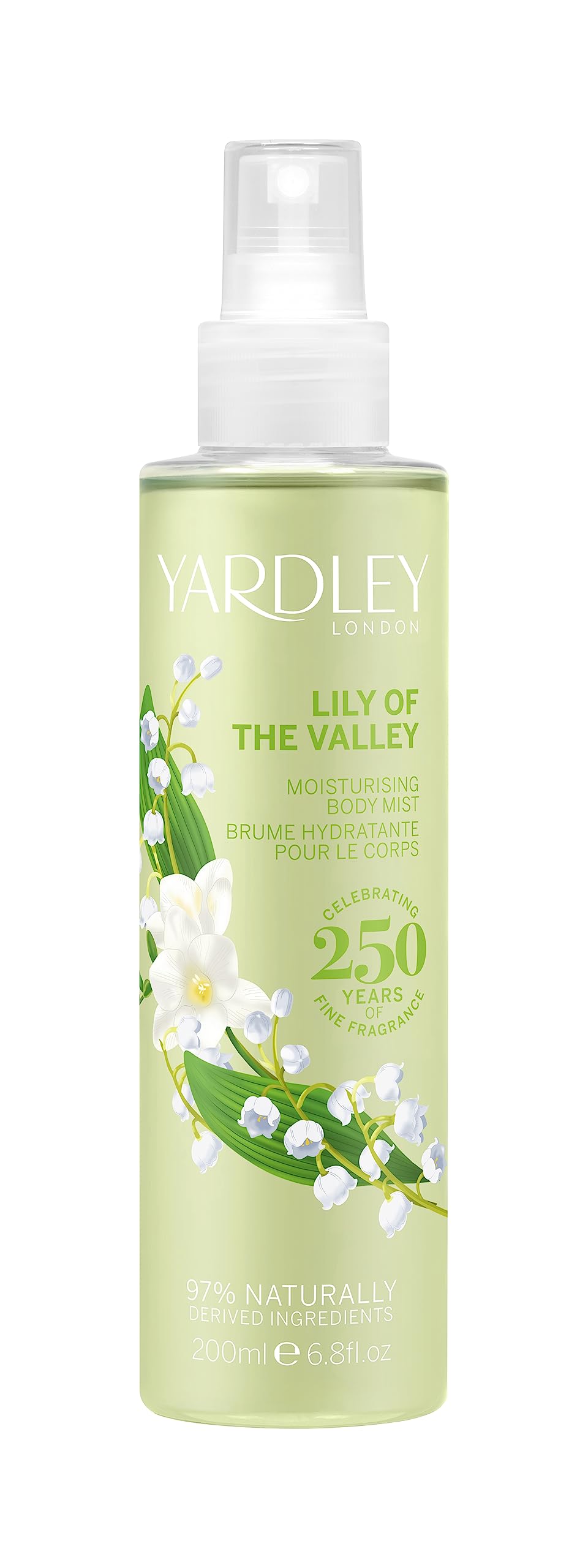 Yardley Lily of the Valley Fragrance Mist 200ml, Y7410048-6