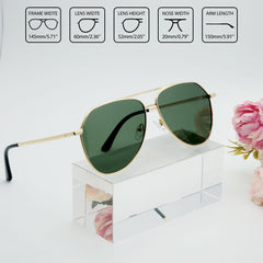 Joopin Sunglasses for Men Women, Polarized Classic Sunglasses Lightweight Metal Frame UV400 Protection