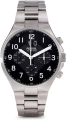 Fossil Men's CH2902 Qualifier Chronograph Stainless Steel Watch - Silver-Tone