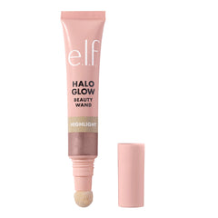 e.l.f. Halo Glow Highlight Beauty Wand, Liquid Highlighter Wand For Luminous, Glowing Skin, Vegan & Cruelty-free - Rose Quartz