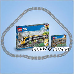 LEGO 60205 City Tracks 20 Pieces Extention Accessory Set, Building Toy Train Track Expansion, Toys for Kids