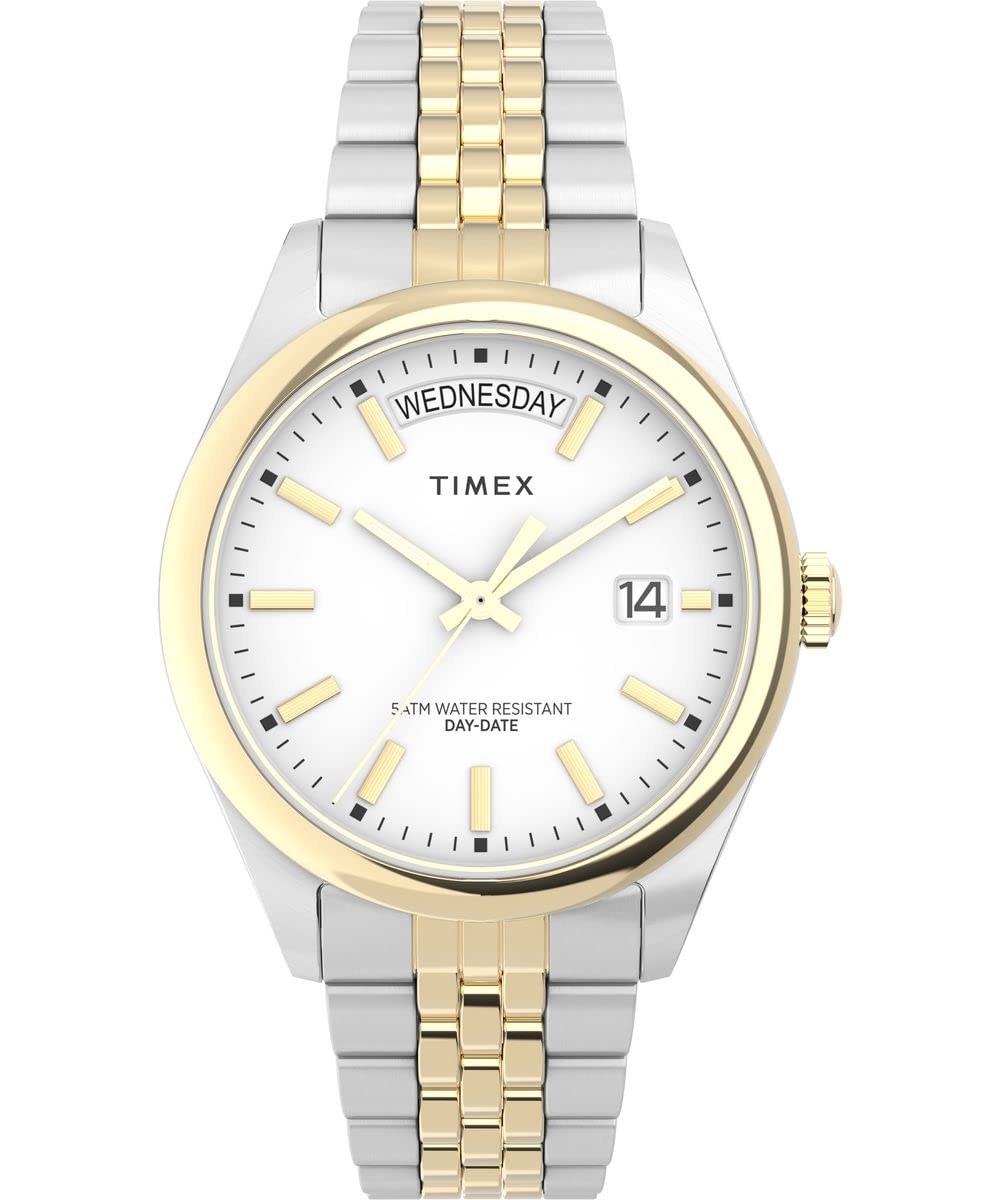 Timex Women's Legacy 36mm Watch - Two-Tone/White