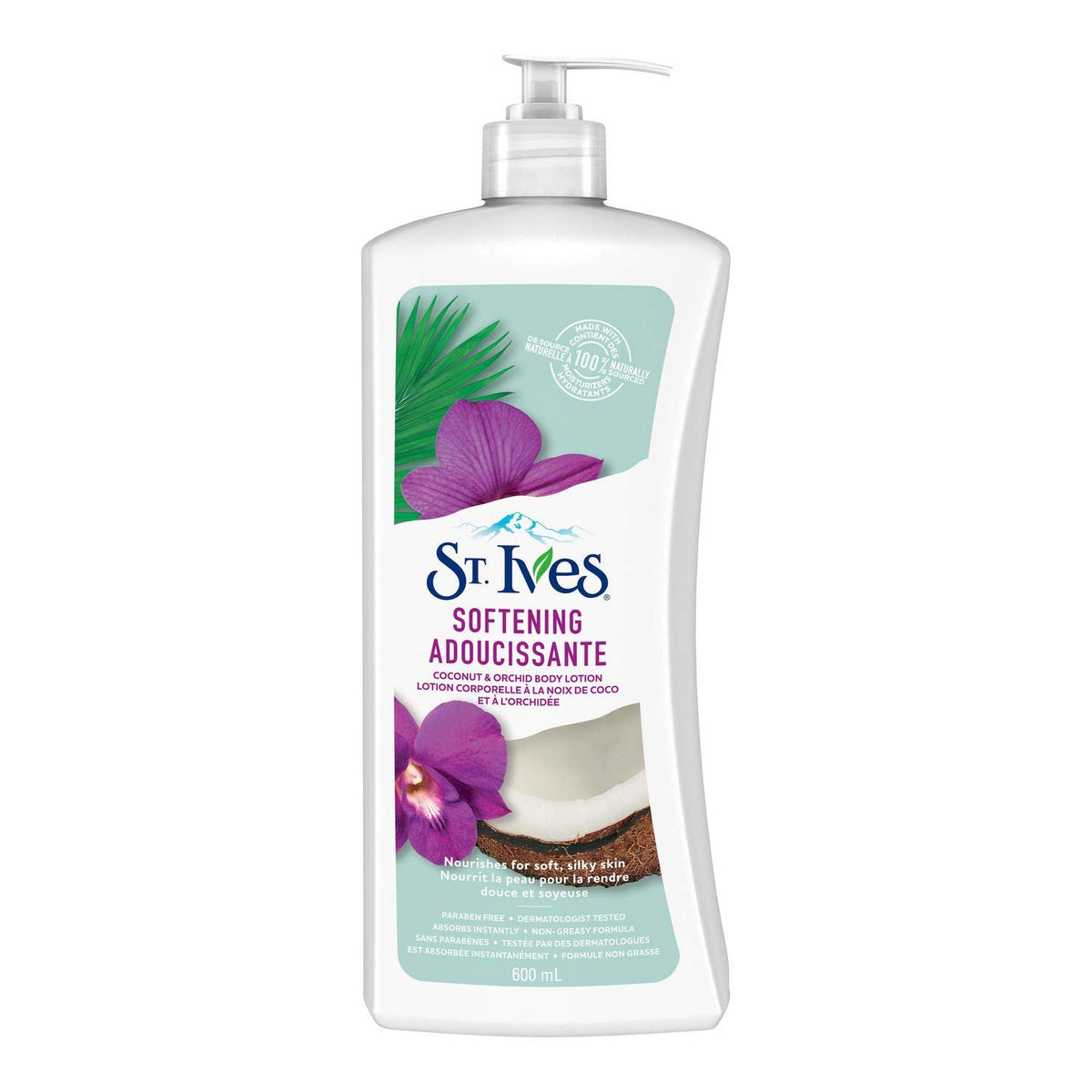 St. Ives Naturally Indulgent Body Lotion Coconut Milk & Orchid, 600ml