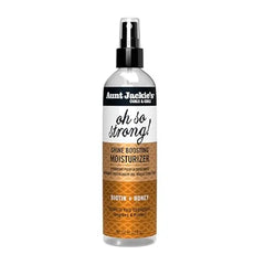 Aunt Jackie's Award Winning Braid + Twist Collection Oh So Strong Shine Boosting Moisturizer, 12 fl oz