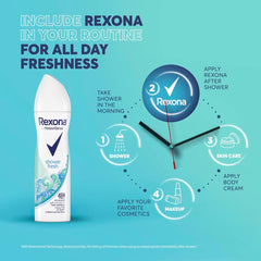 REXONA Women Antiperspirant Deodorant Spray, 48 hour sweat & odor protection*, Shower Fresh, with MotionSense technology, 3 x 150ml