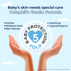 Cetaphil Baby Wash and Shampoo, Moisturizer gentle Cleanser, Foaming Wash with Organic Calendula, Unscented, 400ml