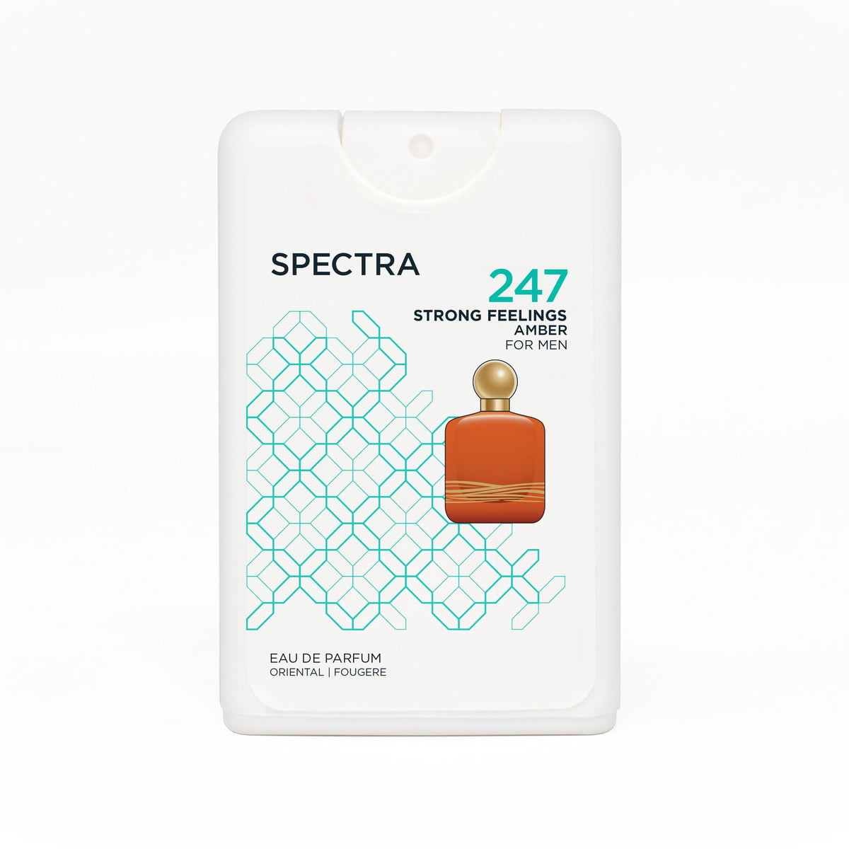 Spectra Pocket 247 Strong Feelings Amber EDP Unisex Perfume - 18ml