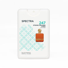 Spectra Pocket 247 Strong Feelings Amber EDP Unisex Perfume - 18ml