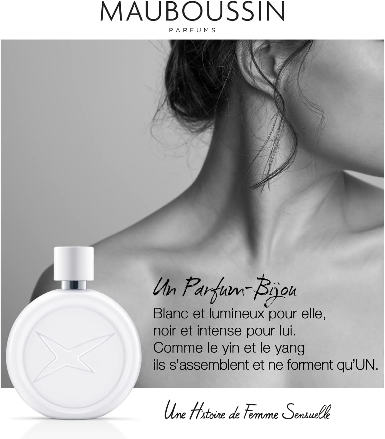 Mauboussin - Une Histoire de Femme Sensuelle 90ml (3 Fl Oz) - Eau de Parfum for Women - Floral, Musky & Gourmand Scents