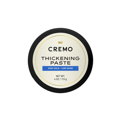 Cremo Premium Barber Grade Hair Styling Thickening Paste, High Hold, Low Shine - 4 Oz
