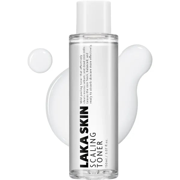 Laka Skin Care Scaling Toner, Mild Peeling for Face, PDRN, Soothing Dead Skin Cells, Hyaluronic Acid, AHA, PHA, Korean Skin Care