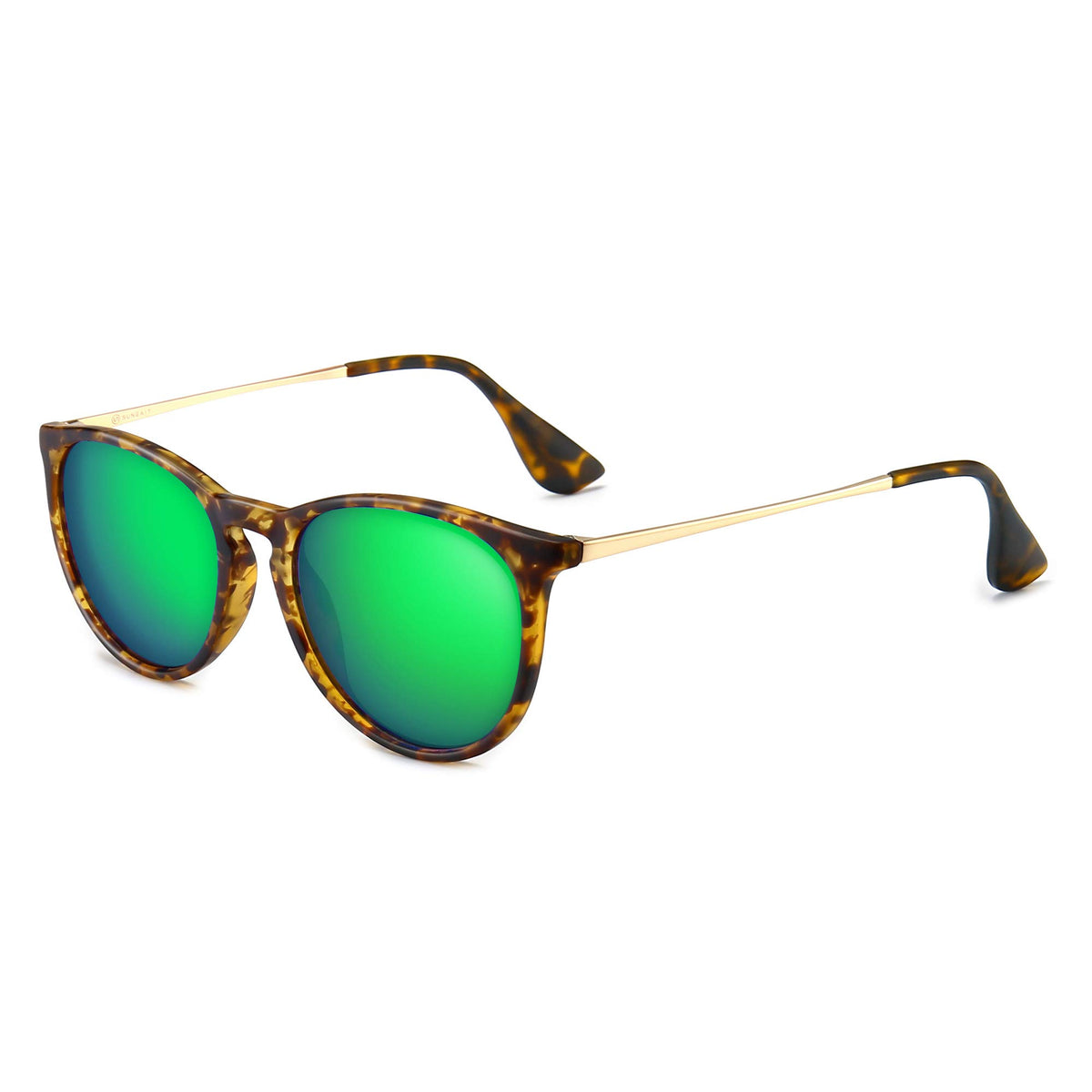 SUNGAIT Vintage Round Sunglasses for Women Men Classic Retro Designer Style