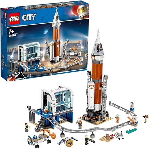 LEGO City Deep Space Rocket and Launch Control 60228 Building Kit (837 Pieces)