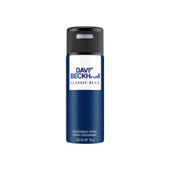 David Beckham Classic Blue Deodorant Body Spray For Him - Antiperspirant Spray, David Beckham Fragrance, Long Lasting Deodorant, Citrusy, Woody Scent - 150ml (5.3oz)