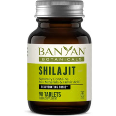 Banyan Botanicals Shilajit 90 Pure Pressed Tablets for Energy & Vitality