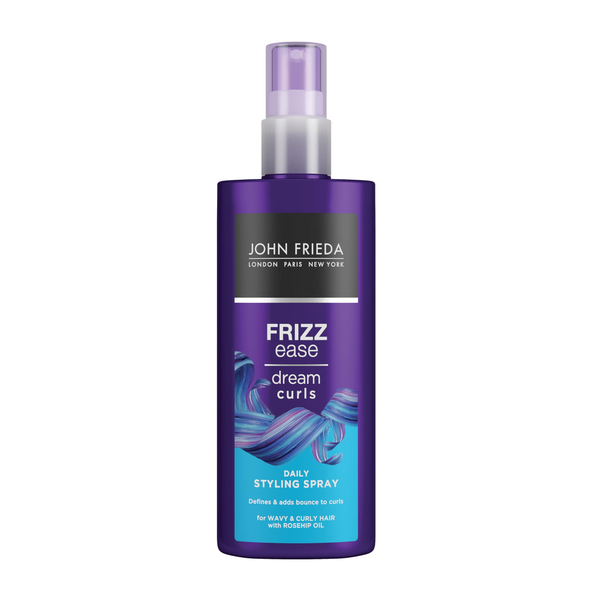 John Frieda Dream Curls Frizz Ease Daily Styling Spray, Curling Spray for Curly and Wavy Hair, 200ml