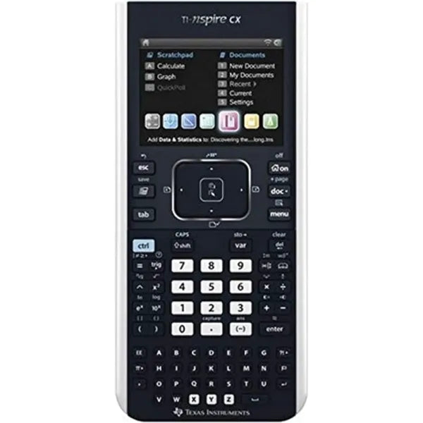 Texas Instruments Ti-NSPIRE CX Graphing Calculator & Software For Pc/Mac - Black