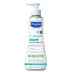 Mustela Stelatopia+ - Lipid-Replenishing Cream - Moisturizer for Eczema-Prone Skin - With Natural Sunflower Oil and Prebiotic - For Babies, Kids & Adults - Fragrance Free
