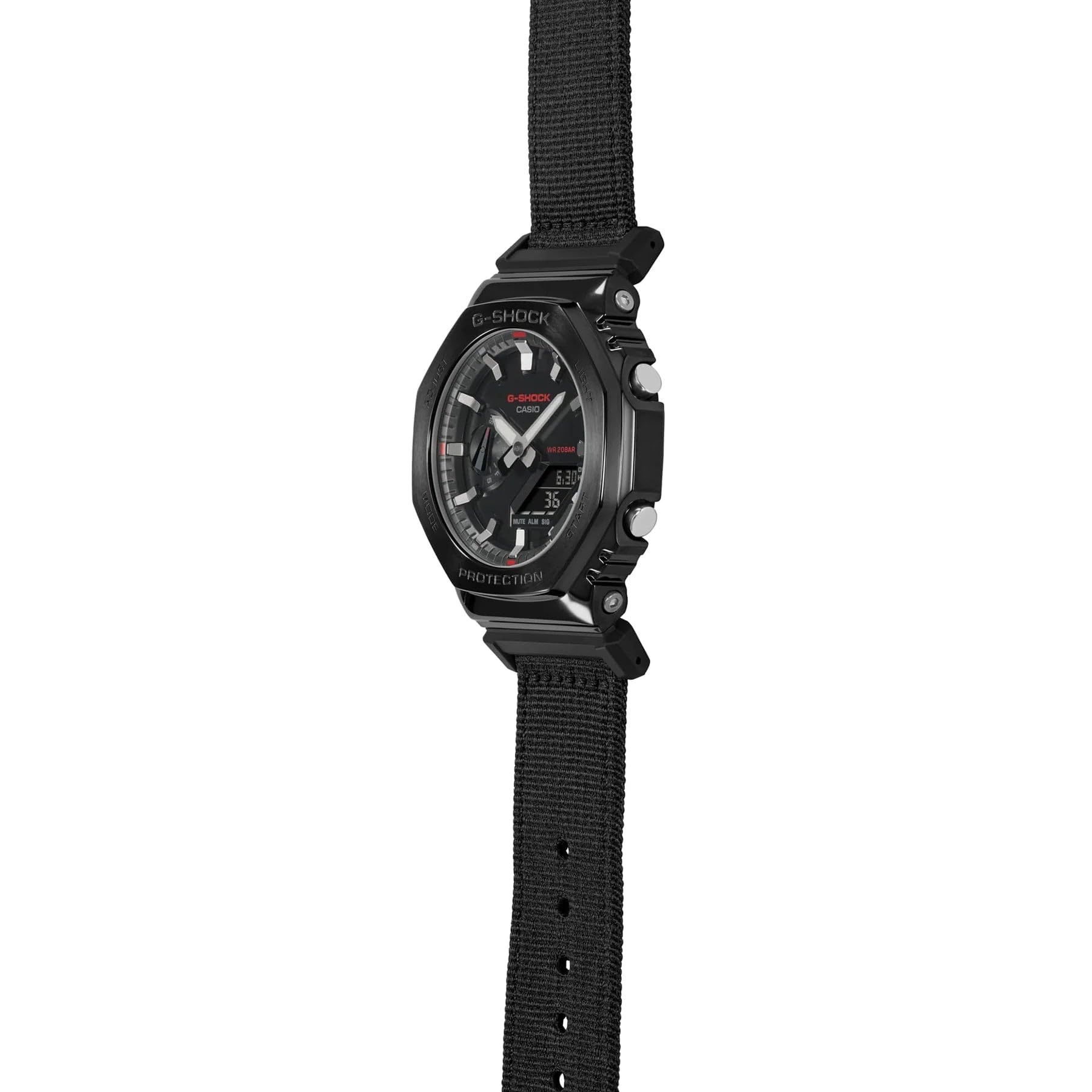 Casio G-Shock Analog-Digital World Time Watch - Black / Black Grey