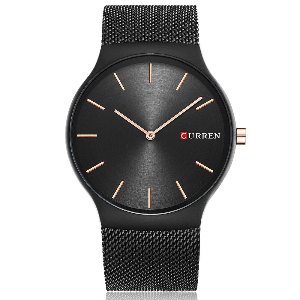 CURREN Men's Sports Waterproof Stainless steel Wrist Watch 8256 All Black