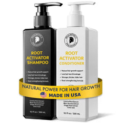 Psalmonica Root Activator Shampoo and Conditioner Set Mens Sulfate Free Hair Growth Thickening Shampoo for Hair Loss and Thinning Hair Hair Loss RegrowthTreatments for Women Men