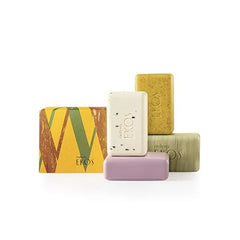 Natura Exfoliating Bar Soap Set Natural Amazonian Body Soap with Brazil Nut, Andiroba, Açaí & Passion Fruit Vegan Moisturizing Cleansing Bars 4 Pack