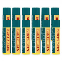 Burt's Bees Cooling Lip Balm w/Peppermint Oil 12 Count Value Pack
