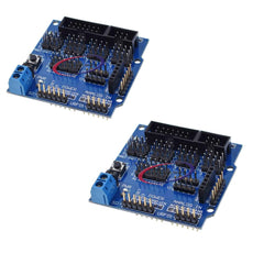 Reland Sun 2PCS Sensor Shield V5.0 Expansion Board Electronic Building Blocks Robot Accessories
