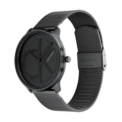 Calvin Klein CK ICONIC Unisex Watch, Analog - Metallic Black