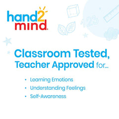 hand2mind See My Feelings Mirror, Social Emotional Learning Mirror, Sensory Toys For Toddler Learning, Anxiety Relief For Kids, Mindfulness For Kids, Kindergarten Homeschool Supplies (Pack of 1)