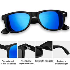 KANASTAL Polarized Sunglasses Men, Fashion Square Sun Glasses Women, Classic Shades for Womens, Driving Fishing Outdoor 100% UV400 Protection