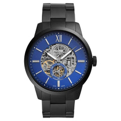 Fossil 48Mm Townsman Men's Blue Dial Stainless Steel Analog Watch - Me3182