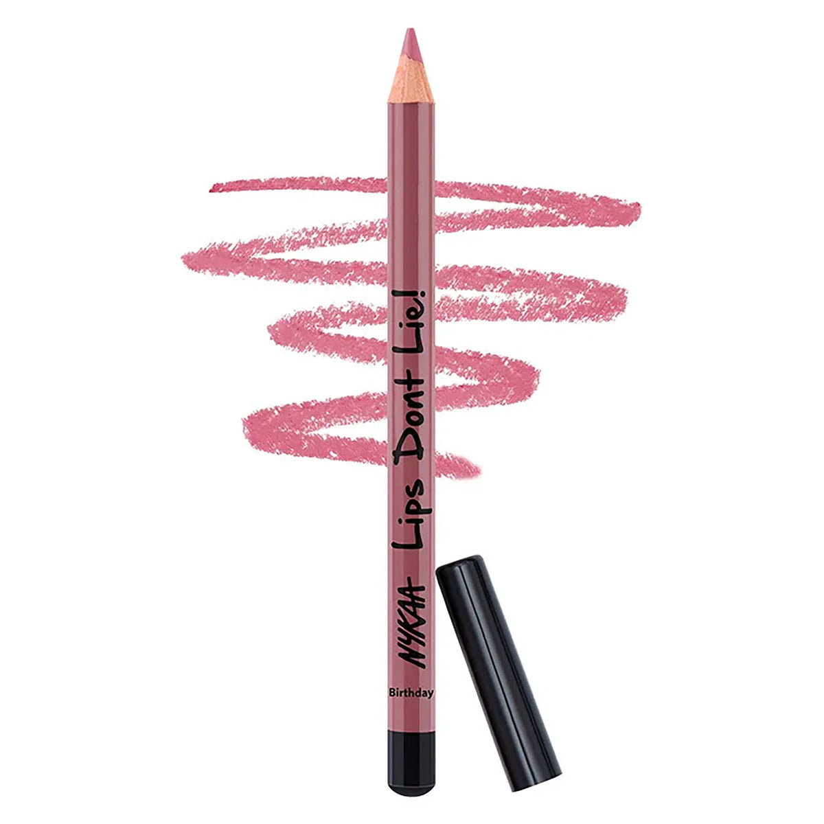 Nykaa Lips Don't Lie! Lip Liner - Nude Beige - Eco-friendly lip liner with a creamy matte waterproof formula, ultra-light and soft texture on the lips (1.14 g) - Birthday Suit -01