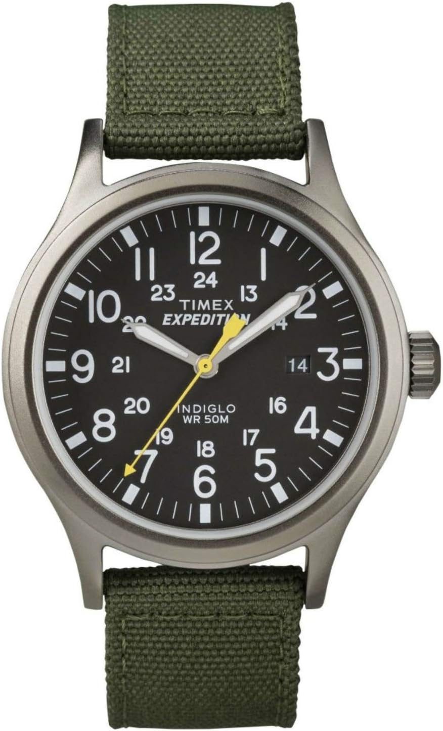 Timex Expedition Scout Nylon Strap Gents Watch - Green/Black