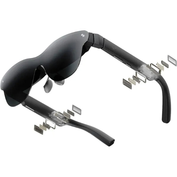 RayNeo Air 4 Pro AR/XR Smart Glasses – 201" HDR10 Display, Vision 4000 Chip, Bang & Olufsen Audio, 3D Gaming & Movies Glasses for iPhone 17/16/15, Android, Mac, Switch 2, PS5/PS4